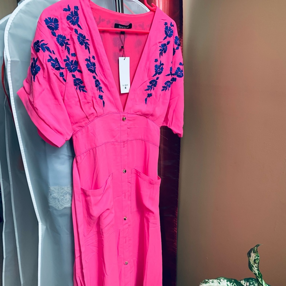 🌺Stylish Bohemian embroidered dress